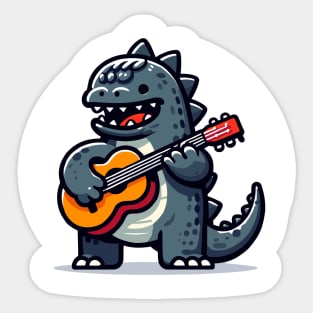 Funny Godzilla Sticker